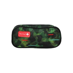 Bentley Militery Green Double Zipper Pencil Case