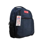 Bentley Plain Navy 4 Zippers Backpack