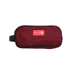 Bentley Plain Red Double Zipper Pencil Case