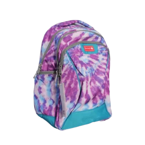 Bentley Purple Array 3 Zippers Backpack