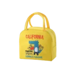 Crocodile Yellow Lunch Bag