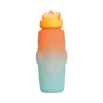 Dinosaur Pattern Orange & Green Water Bottle