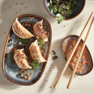 Dosthoff 20cm Blue Oval Plate1