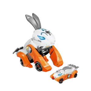 Electric Rabbit Transformer Orange Car