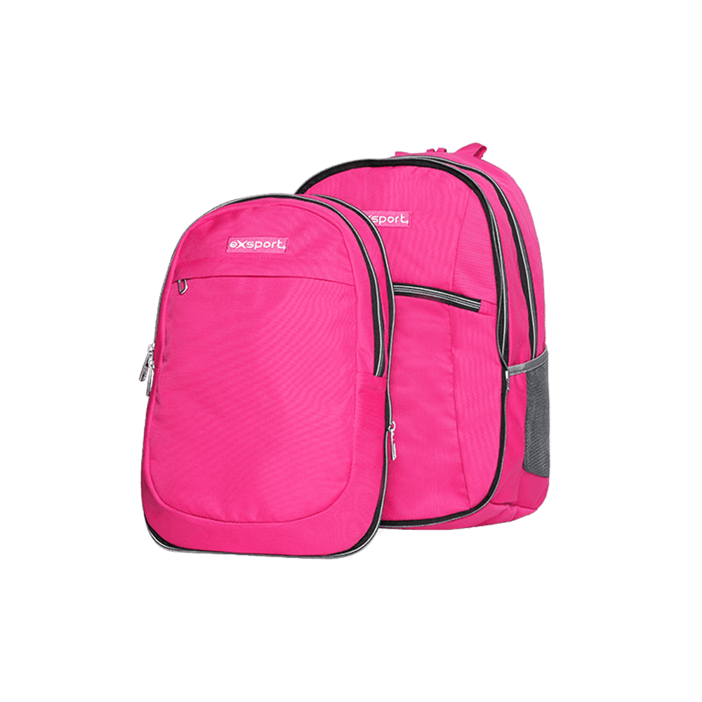 Plain pink outlet backpack