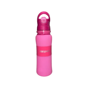 Exsport 650ml Fucshia Silicon Water Bottle