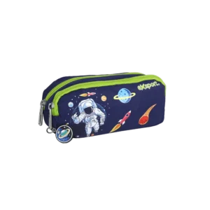 Exsport Astronaut Double Zipper Pencil Case
