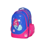 Exsport 41cm Blue & Pink Large Backpack 3 Zippers