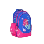Exsport 35cm Blue & Pink Medium Backpack 3 Zippers