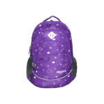 Exsport Hearts & Clouds Purple Backpack 3 Zippers