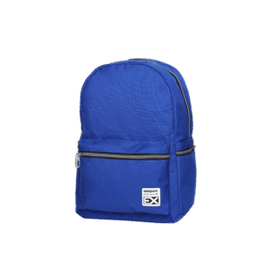 Exsport Plain Blue Backpack 2 Zippers