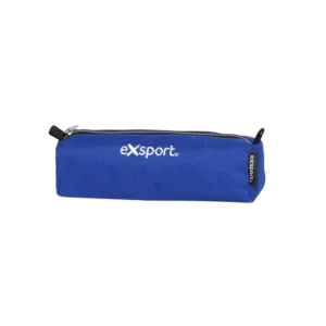 Exsport Plain Blue One Zipper Pencil Case