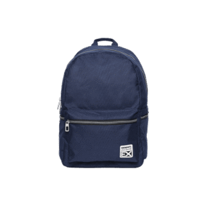Exsport Plain Navy Backpack 2 Zippers