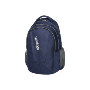 Exsport Plain Navy Backpack 4 Zippers1