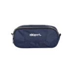 Exsport Plain Navy Double Zipper Pencil Case