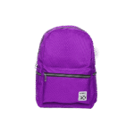 Exsport Plain Purpe Backpack 2 Zippers