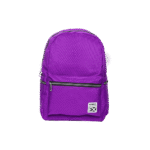 Exsport Plain Purpe Backpack 2 Zippers