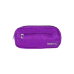 Exsport Plain Purple 3-Zippers Pencil Case