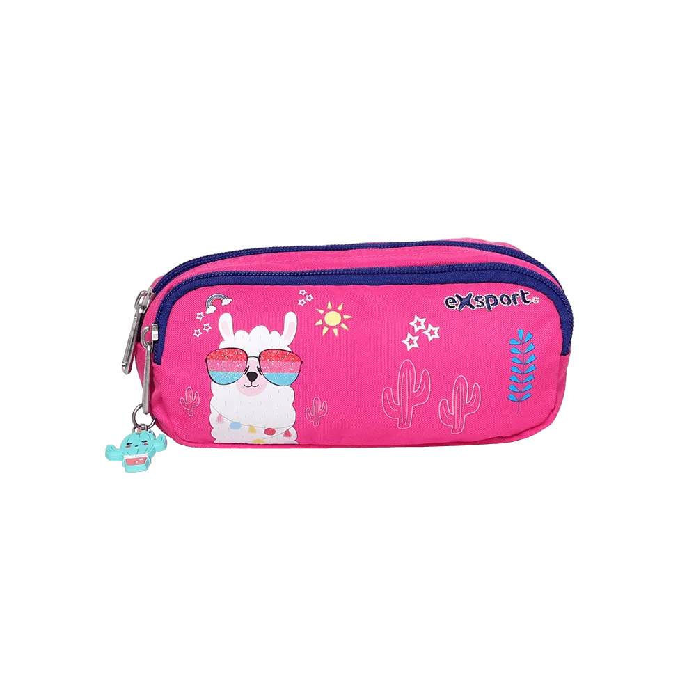 Exsport-Sheep-Double-Zipper-Pencil-Case