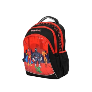 Exsport Superheroes Red Medium Backpack 3 Zippers