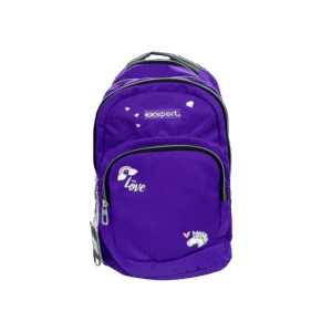 Exsport Unicorn Love Purple Backpack 4 Zippers