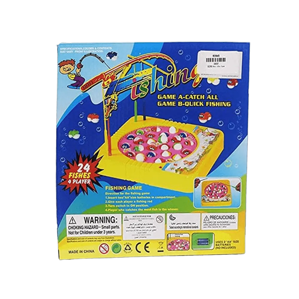 Fishing Fishing Game 24 Fish - 4 Players For Unisex, Multi Color  547-9269-027