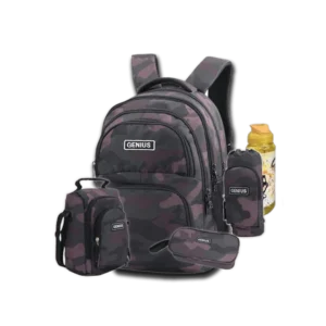 Genius 18" Militery Backpack 5Pcs Set