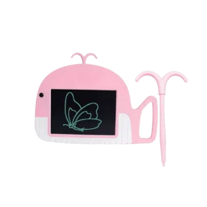 LCD Whale Panel 9" Pink Writing Tablet