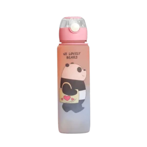 Lovely Bears Pink 800ml Water Bottle