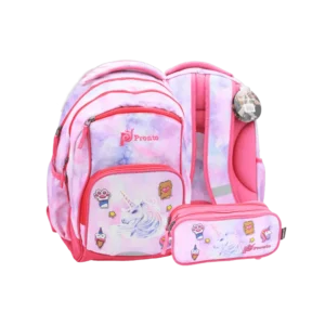 Pronto 18inch Unicorn School Bag 2Pcs Set