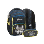 Pronto 18inch Wolf School Bag 2Pcs Set