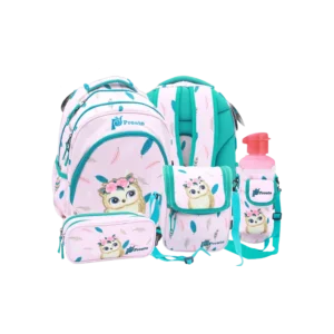 Pronto Owl 5Pcs School Bags Set