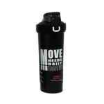Sport Fitness 800ml Black Shaker Bottle Inspirational