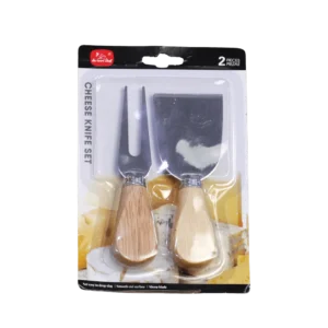 Stainless Steel Cheese Knife Set with Wooden Handle
