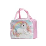 Unicorn Pink & White Lunch Bag