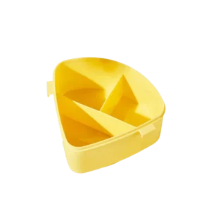 Watermelon Shaped Yellow Lunch Box With 3 Compartments1