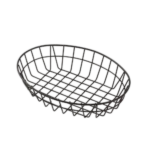 Black 20cm Oval Iron Basket