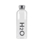 Borosilicate 1000ml Grey H2O Water Bottle