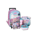 Cry Babies 6Pcs Trolly School Bag Set