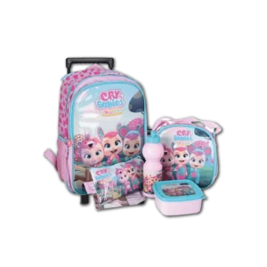 Cry Babies 6Pcs Trolly School Bag Set