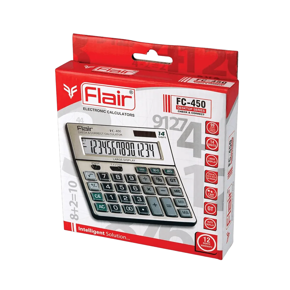 Flair-14-Digits-FC-450-Display-Calculator1