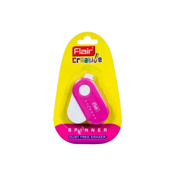 Flair Fushcia Creative Spinner Eraser 1