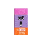 Flair Purple Mini Willy Dust Free Eraser