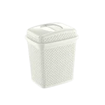 Hobby Life 10L Off-White Swirl Dustbin