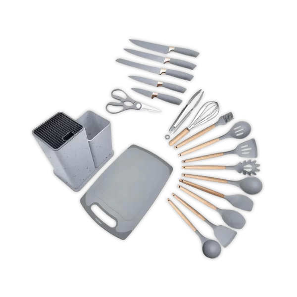 Momaz 20pcs Grey Utensils Set