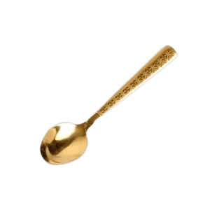 Momaz Golden 6Pcs Medium Spoons Set
