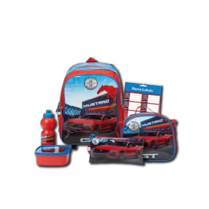 Mustang 6Pcs School Bag Set