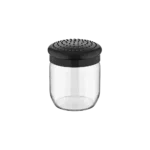 Qlux 425ml Black Bony Jar