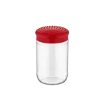 Qlux 660ml Red Bony Jar