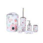 Sanitary Wares Window 6Pcs Bird Design Bathroom Set